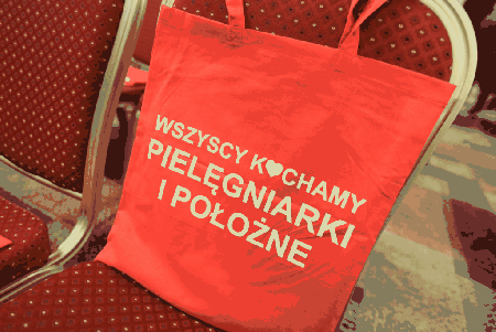 Torba wszyscy kochamy pielęgniarki i położne